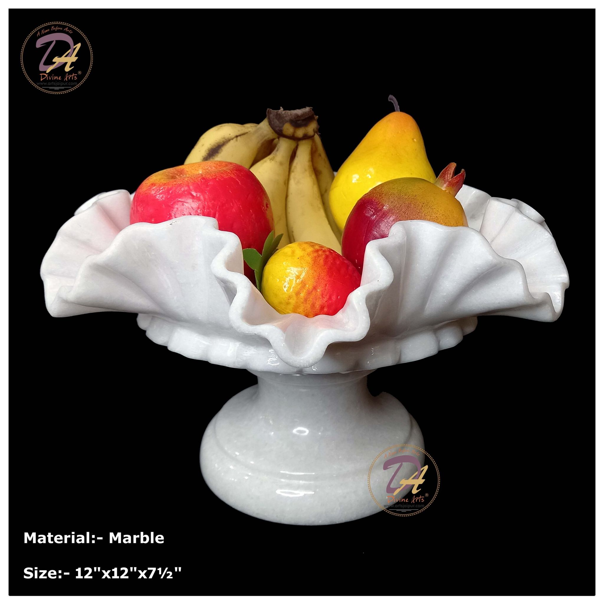 Marble Fruit Platter Fruit Bowl