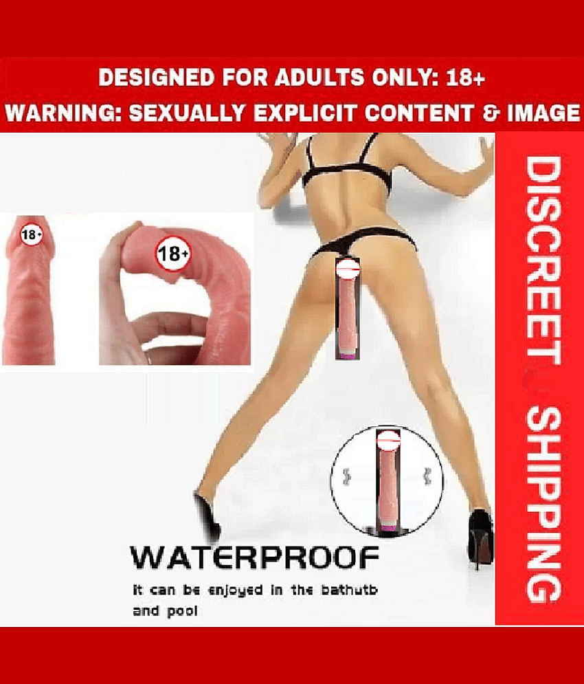 9" Long Skin Colored Vibrating Dildo For Sexy Girls Vagina G Vibrator-G-Sp*ot-Dildo-Rabbit-Female-Adult-Sex By Kamveda