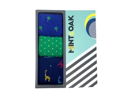 Giftbox of 3 - Pattern Paradise Socks For Men