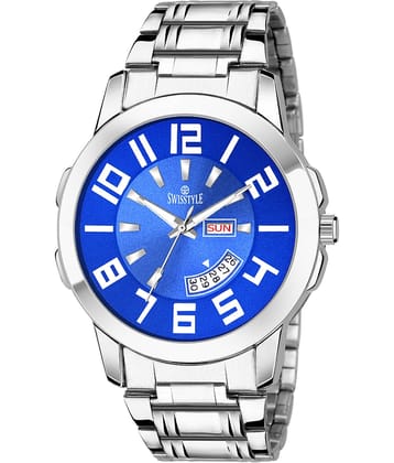 Swisstyle SS-GR805BLU-SLV-CH-1 Stainless Steel Analog Men's Watch