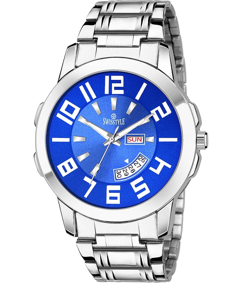 Swisstyle SS-GR805BLU-SLV-CH-1 Stainless Steel Analog Men's Watch