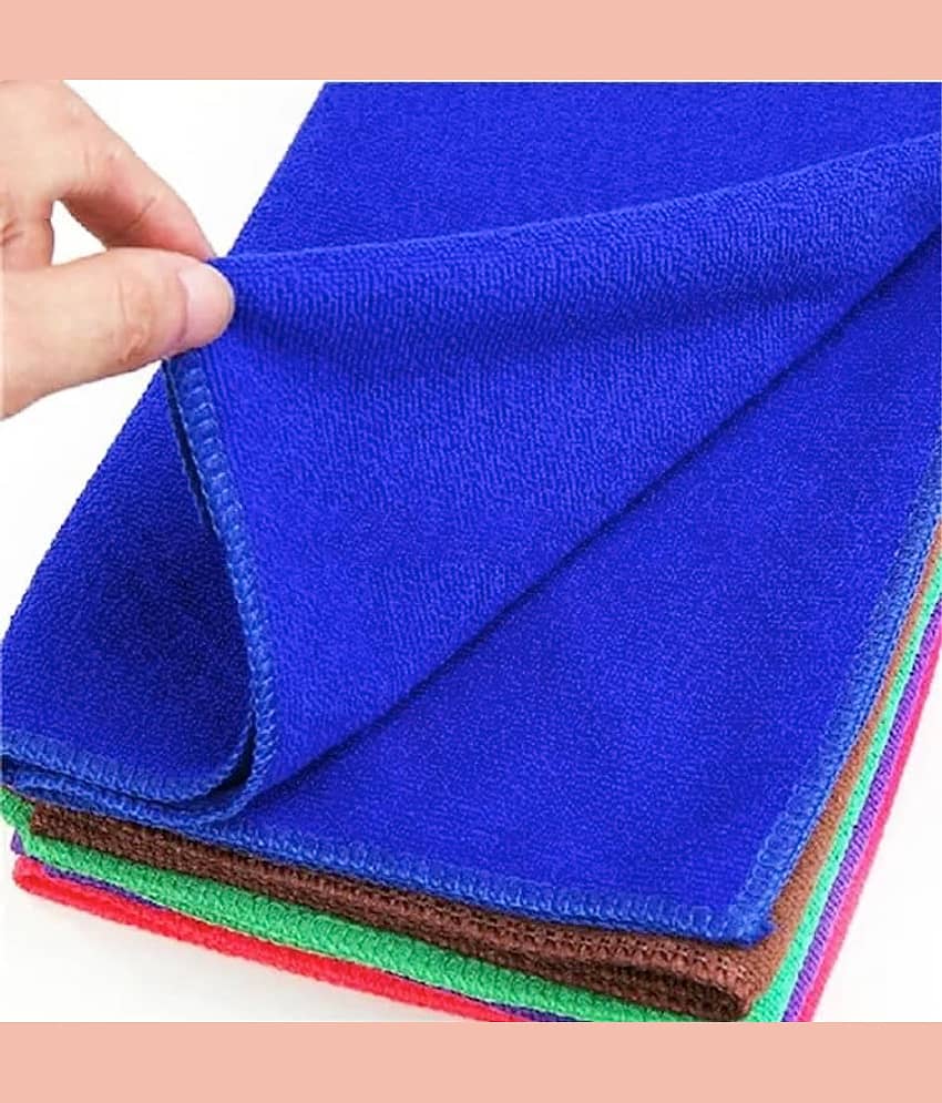 CarFrill Multicolor 400 GSM Microfiber Cloth For Automobile ( Pack of 3 )