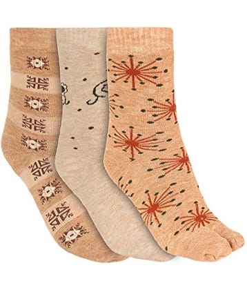 Creature - Multicolor Woollen Women's Thumb Socks ( Pack of 3 )