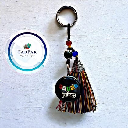 FABPAK Tibetan Julley Ladakh Om Mani Padme Hum Tibet Keychain