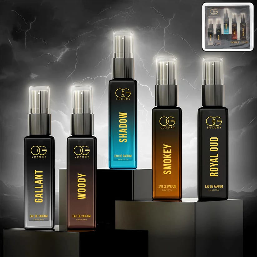 OG Beauty Luxury Perfume Combo Pack (8 ML / 5 Pc)