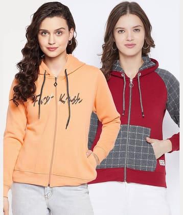First Krush Fleece Multi Color Hooded Sweatshirt
