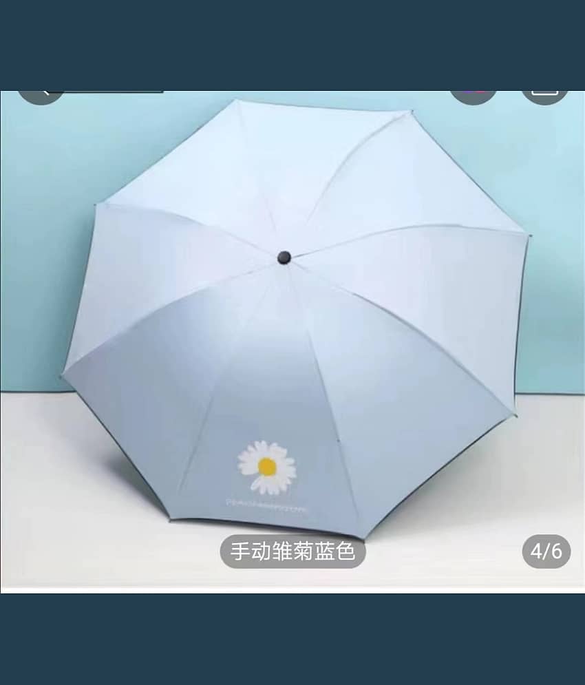 KEKEMI Navy 3 Fold Umbrella