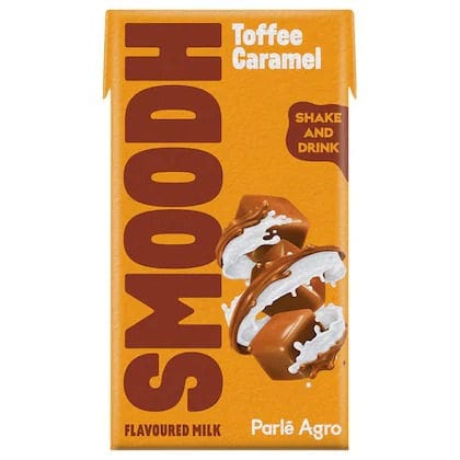 Parle Agro Smoodh Toffee Caramel Flavoured Milk, 80 ml