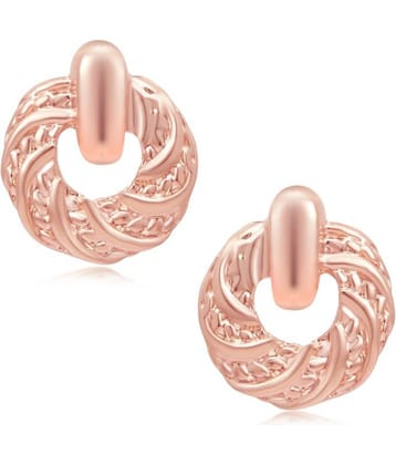 Sukkhi - Rose Gold Stud Earrings ( Pack of 1 )