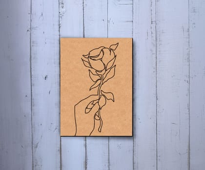 Dbeautify's DIY Traditional Painting –  Red Rose