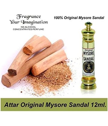 INDRA SUGANDH BHANDAR - Original Mysore Chandan Salai Fancy Attar For Men & Women 12mlPack Of 1