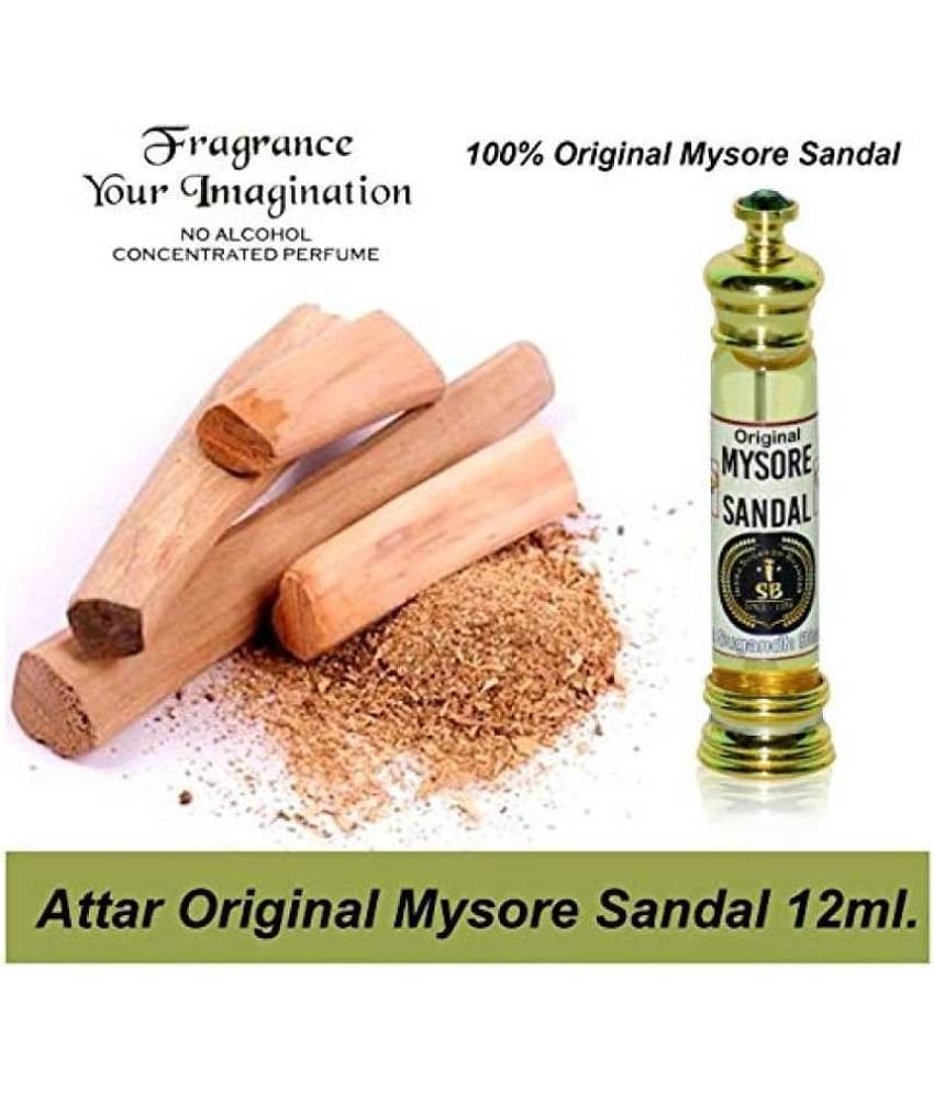 INDRA SUGANDH BHANDAR - Original Mysore Chandan Salai Fancy Attar For Men & Women 12mlPack Of 1