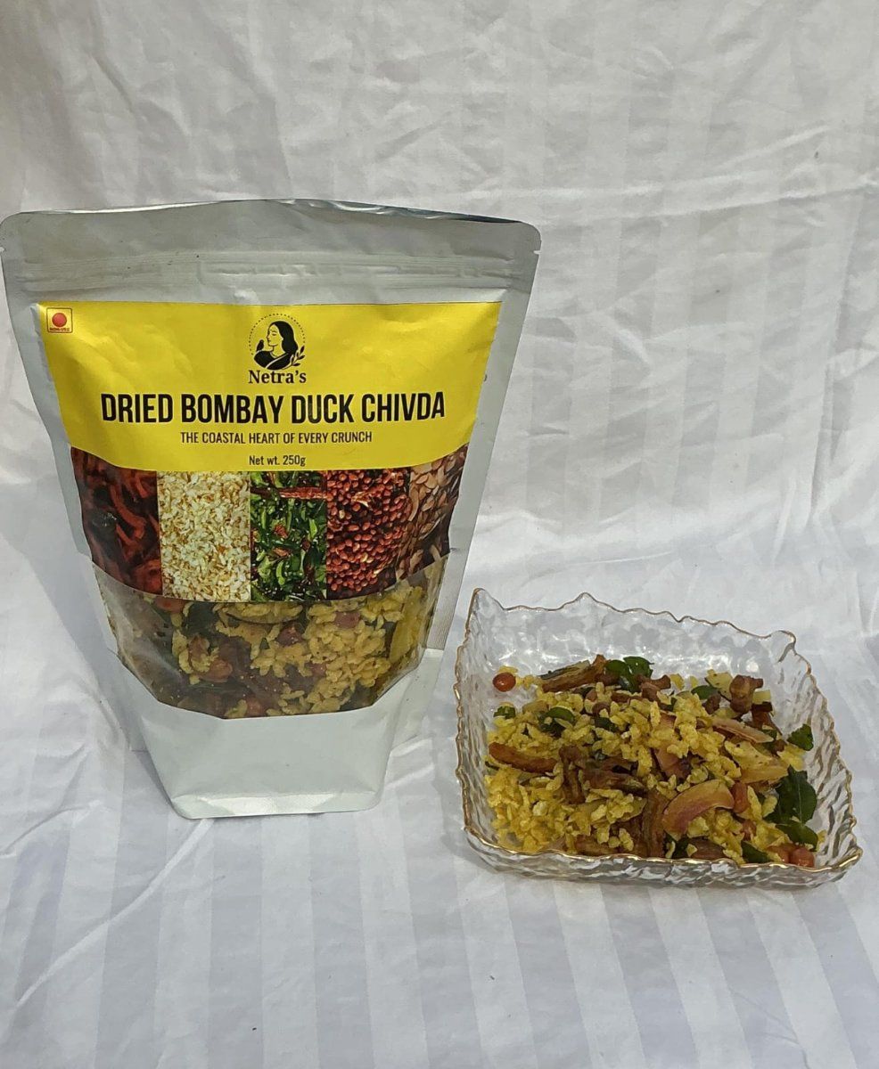 Dried Bombay Duck Chivda (250g) | Coastal Seafood Snack | Savory & Crunchy
