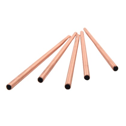 Reusable Copper Straw - Straight-Set of 2