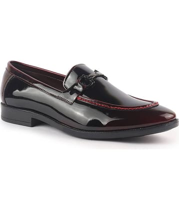 Fausto Cherry Men's Slip On Formal Shoes