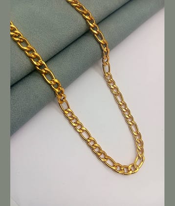 H M PRODUCT Gold Plated Chain ( Set of 1 )