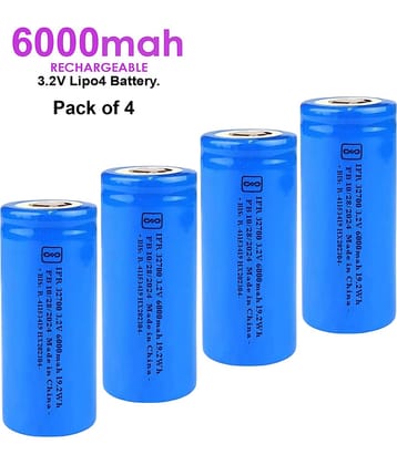 Long backup 3.2V 6000mAh rechargeable Battery ( Pack of 4 ).