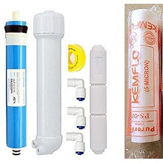 75GPD Membrane+ M/H + Spun+ FR-450 + Elbow Used in All Type of RO Water Purifier