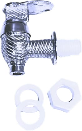 Hope Kart Plastic Tap for Matka Clay Copper Pot Wash Basin Bathroom Kitchen Sink Home Filter Water Dispenser PVC Touch On Type with Fixtures Fittings Set Pack of 1 (Plastic Steel Silver Type) Hope Kart Plastic Tap for Matka Clay Copper Pot Wash Basin Bathroom Kitchen Sink Home Filter Water Dispenser PVC Touch On Type with Fixtures Fittings Set Pack of 1 (Plastic Steel Silver Type)