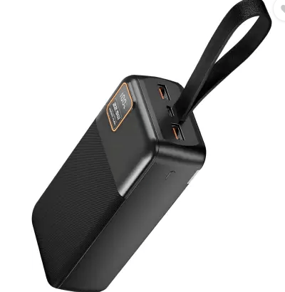 Walta Elite Buddy Pro Digital Adv 30000 mAh 22.5 W Wired & Wireless Compact Power Bank - Black