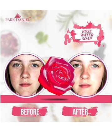 Park Daniel  Premium Rose  Water Soap Bar Soap 100 g