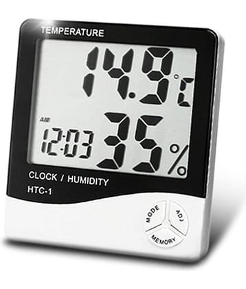 Memtech Innovation Digital Thermometer LCD Hygrometer Humidity Meter Flexible