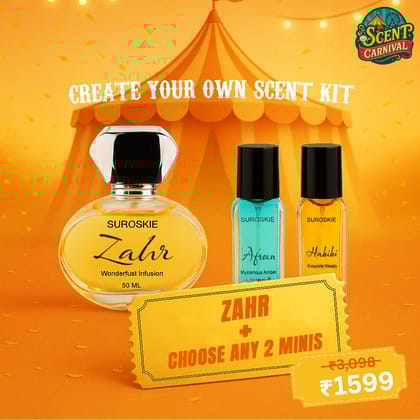 1 Zahr Perfume + Any 2 Mini Perfume (20ML)-Rouh / Rouh