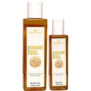PARK DANIEL Virgin Sesame Oil - Pure and Natural Combo pack of 2(200 ml and 100 ml) bottles (300 ml) (300 ml)