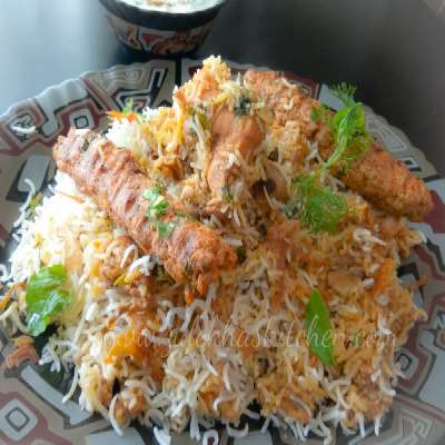 Chicken Seekh Biryani [6 Person]
