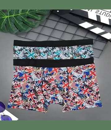 Cavenders Pack of 2 Nylon Trunks For Men's ( Multicolor )