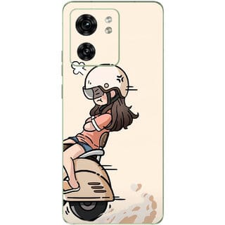 Yug Emporium Motorola Edge 40 Girl 9D Premium Theme Full Back & Side Coverage (Back Cover Multicolor)