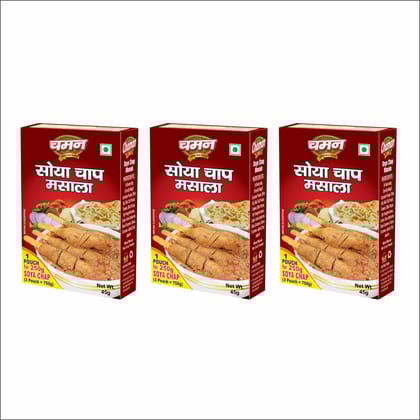 Chaman Soya Chaap Masala, 60 gm - Pack of 3