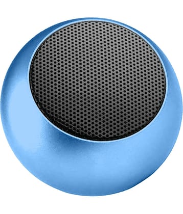 Tecsox Mini Speaker 4 W Bluetooth Speaker Bluetooth v5.0 with 3D Bass Playback Time 3 hrs Black