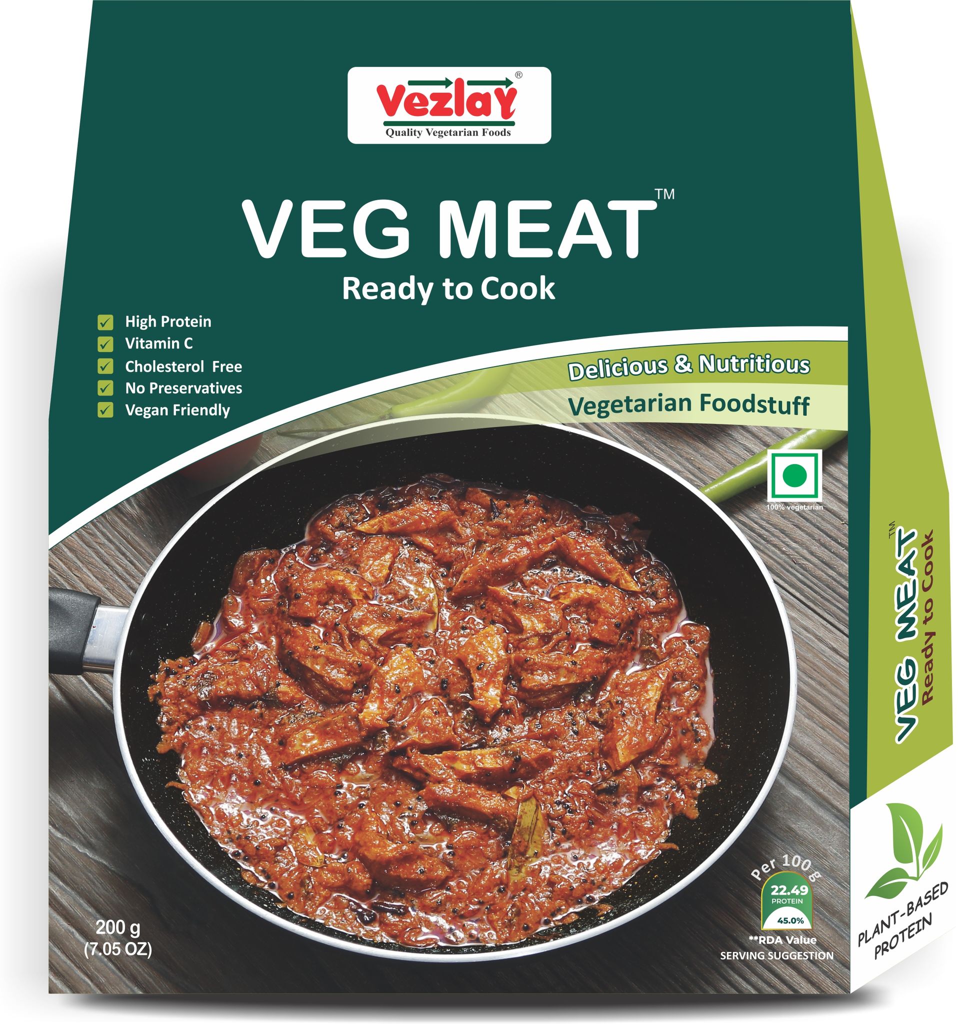 Vezlay Veg Meat, 200 gm