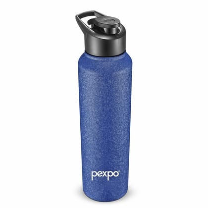 PEXPO Stainless Steel Sports/Fridge Water Bottle, 750 ml, Blue, Chromo | Eco-Friendly & Leak-Proof Water Bottle (Pack of 1)