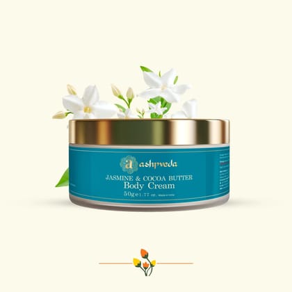 Ashpveda Jasmine and Cocoa Butter Body Cream 50g