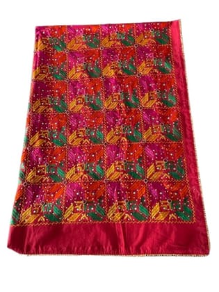 Stone Work Phulkari Khaddar Bagh (Shawl)