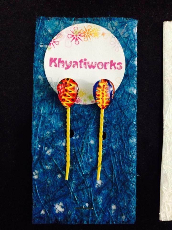 The Festive Drops Yellow Bobby Pins