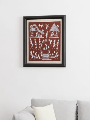 Wall hanging art frame