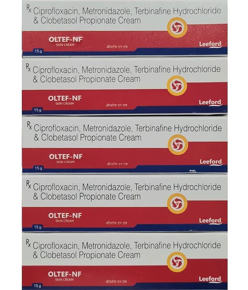 OLTEF NF SKIN BURN CREAM 15 GM ( PACK OF 5) 2 Pack Of 5