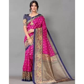 SVB Saree Pink Colour Printed Saree