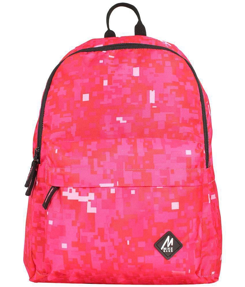 mikebags 10 Ltrs Pink Backpack
