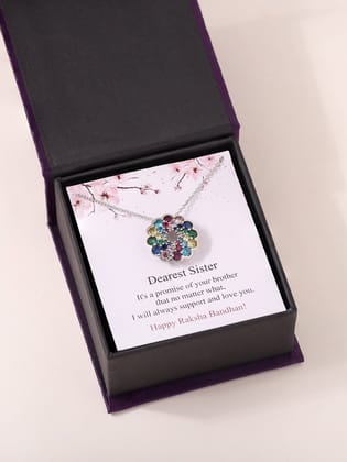 Color Donut Pendant For Women
