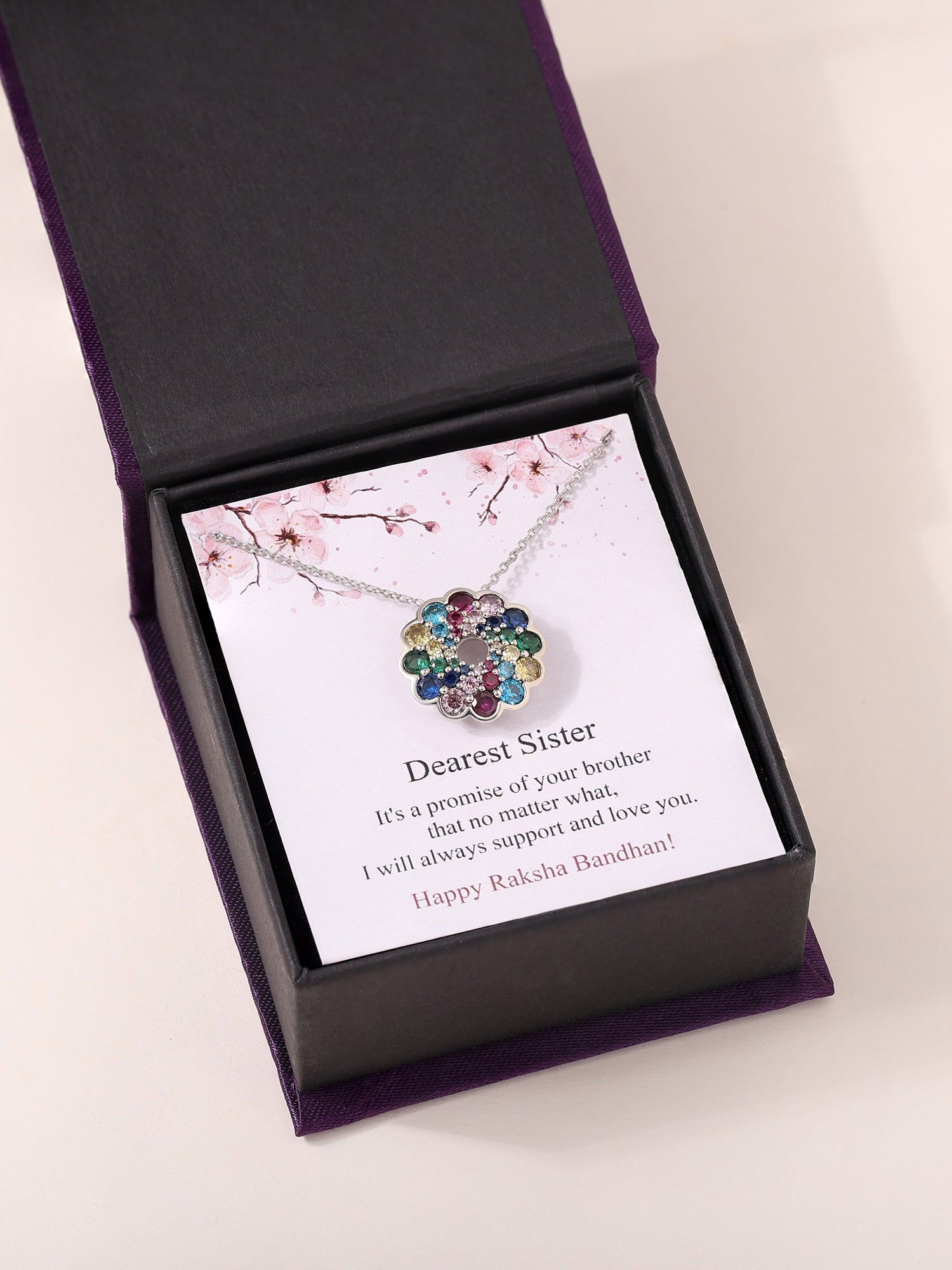 Color Donut Pendant For Women