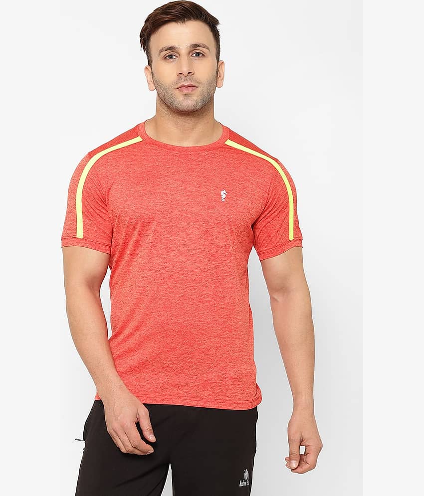 EPPE - Orange Polyester Regular Fit Men's Sports T-Shirt ( Pack of 1 )