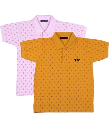 NEUVIN Pack of 2 Baby Boys 100% Cotton Polos ( Multi )