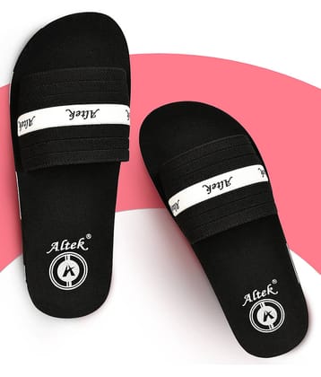 Altek Black Men's Slide Flip Flop
