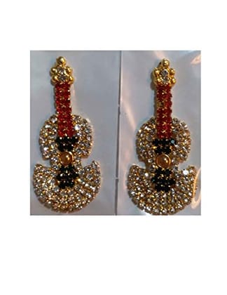 VARNI CREATION Ladoo Gopal Toy- Diamond Violin Set (Set of 2 Pieces)