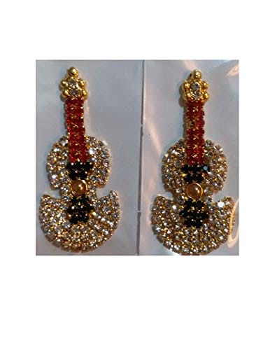 VARNI CREATION Ladoo Gopal Toy- Diamond Violin Set (Set of 2 Pieces)