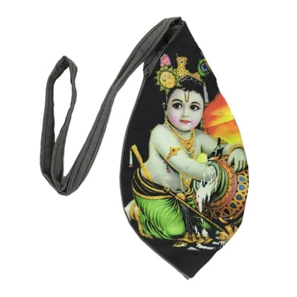 MAYAPURI Chanting Bag/Japa Mala Bag with Japa Mala & Sakshi Mala Counter (Pack of 1)